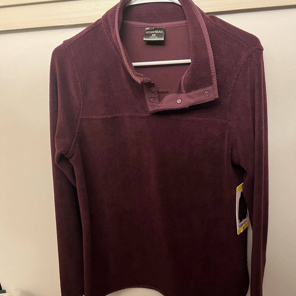 NWT Ladies' Snap Fleece Pullover